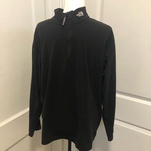 The North Face mens fleece half zip sweater size large